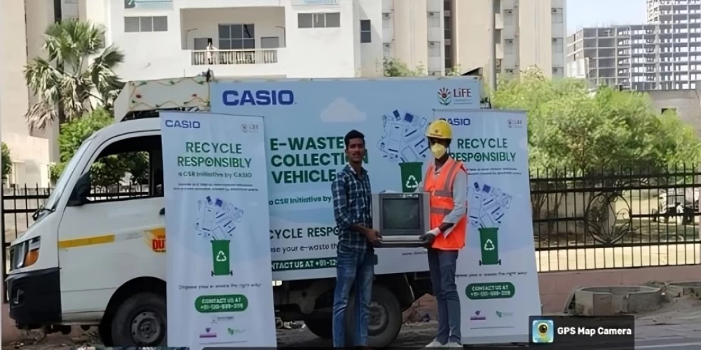 Casio India’s ‘Recycle Responsibly’ campaign collects 1800 Kgs of e-waste in Delhi-NCR